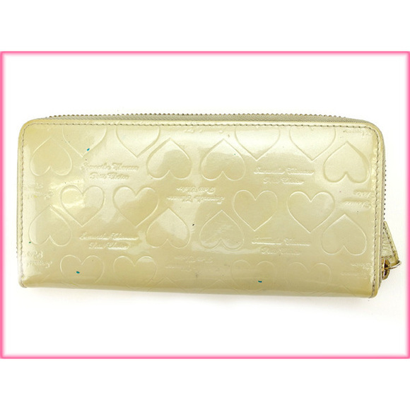 Samantha Thavasa Round Zipper Long Wallet Beige - Picture 2 of 5